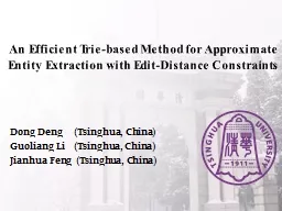 An  Efficient  Trie -based Method for Approximate