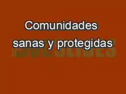 PPT-Comunidades sanas y protegidas