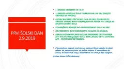 PPT-PRVI ŠOLSKI DAN 2.9.2019