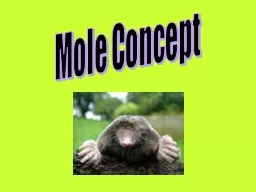 Mole Concept New Terminology!