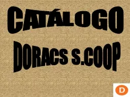 CATÁLOGO DORACS S.COOP