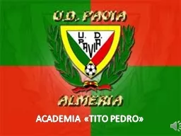 ACADEMIA «TITO PEDRO» PROYECTO