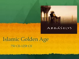 Islamic Golden Age  	 750