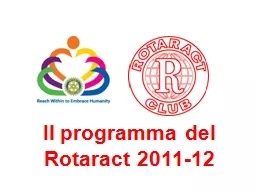 Il programma del  Rotaract