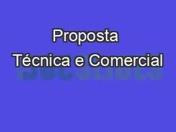 Proposta Técnica e Comercial