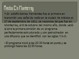 Radio En Monterrey • Dr