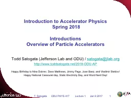 Introduction to Accelerator Physics