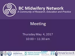 Meeting  Monday May 29, 2017