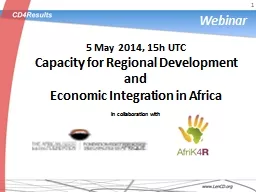 PPT-1 Webinar 5 May 2014, 15h UTC