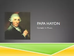 PPT-Papa Haydn Comedy in Music