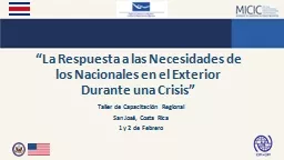 “La Respuesta a las  Necesidades