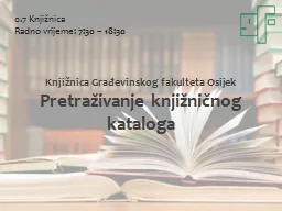 Knjižnica Građevinskog fakulteta Osijek