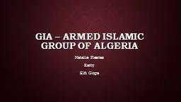 PPT-GIA – Armed Islamic group of Algeria