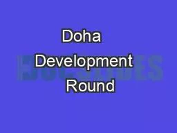 Doha   Development   Round