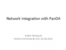 Network integration with PanDA