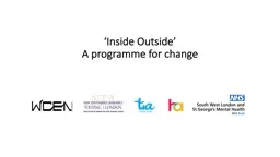 ‘Inside Outside’ A programme for change