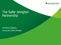 Johnathon Gallagher Community Safety Manager