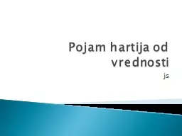 Pojam hartija od vrednosti