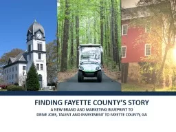 PPT-FINDING FAYETTE COUNTY’S STORY