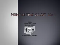 Point in Time count 2011