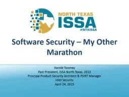 Software Security – My Other Marathon