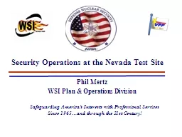 PPT-Security Operations at the Nevada Test Site