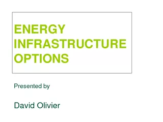 ENERGY INFRASTRUCTURE OPTIONS Presented by David Olivi