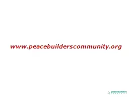 www.peacebuilderscommunity.org