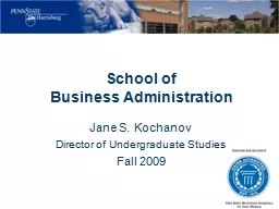 School of  Business Administration