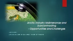 Arctic  Industry  Maintenance