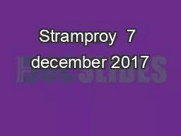 Stramproy  7 december 2017