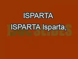 ISPARTA ISPARTA Isparta,