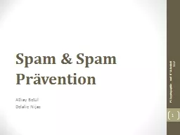 Spam & Spam Prävention