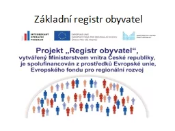 Základní registr obyvatel