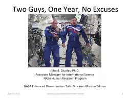 PPT-Two Guys, One Year, No Excuses