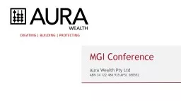 MGI Conference Aura Wealth Pty Ltd
