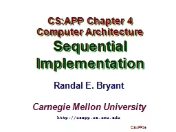 PPT-Randal E. Bryant Carnegie Mellon University