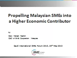 Propelling Malaysian SMEs into