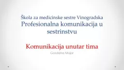 Škola za medicinske sestre Vinogradska