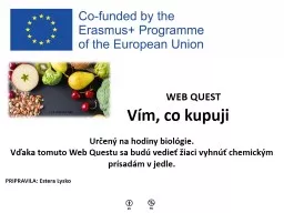 PPT-Určený na hodiny biológie.