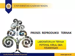 PPT-PROSES REPRODUKSI TERNAK