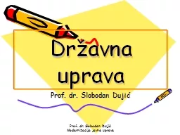 Prof. dr. Slobodan Dujić                                                              Modernizacij