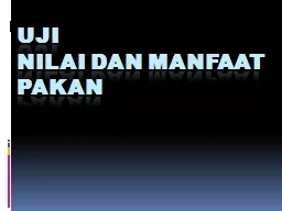 PPT-UJI NILAI DAN MANFAAT