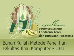 Bahan   Kuliah   Metode