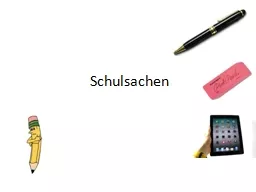 Schulsachen der  Bleistift