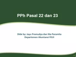 P Ph Pasal  24 Slide by: Jayu Pramudya dan Nia Paramita