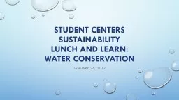 Student Centers sustainability