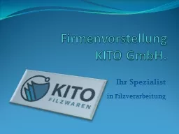 Firmenvorstellung  KITO GmbH.