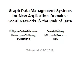 Graph Data Management Systems for New Application