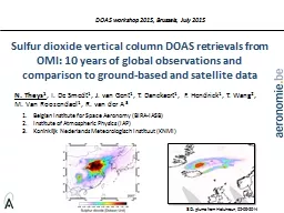 Sulfur dioxide vertical column DOAS retrievals from OMI: 10